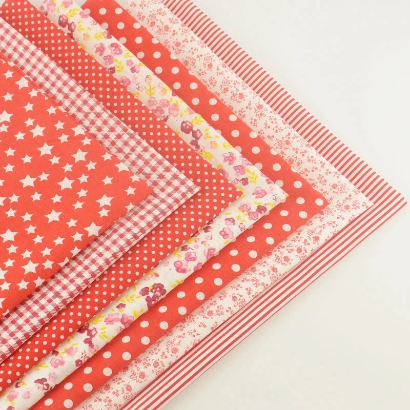 Хлопчатобумажная ткань Booksew Mix 7 шт./лот однотонная полная четверть комплект для