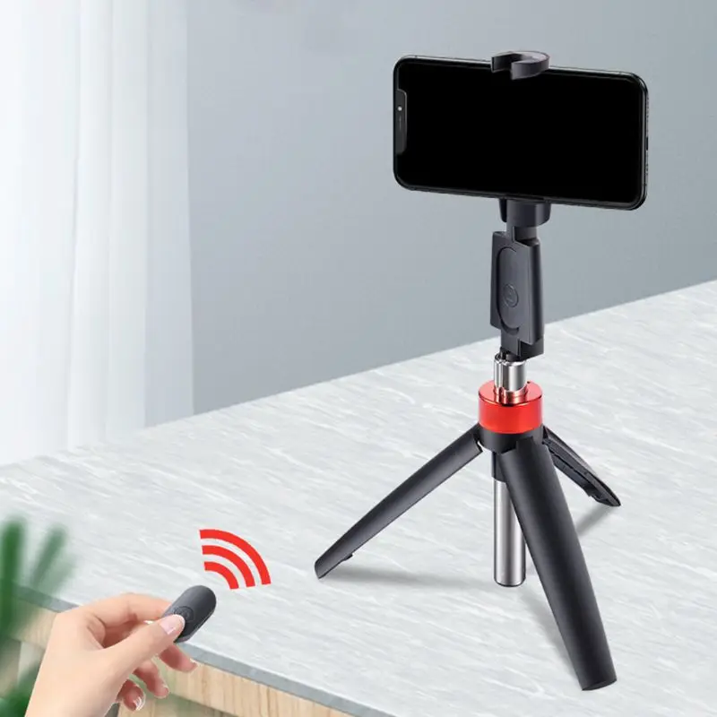 

Portable Selfie Stick Adjustable Telescopic Tripod Foldable Phone Stand Holder