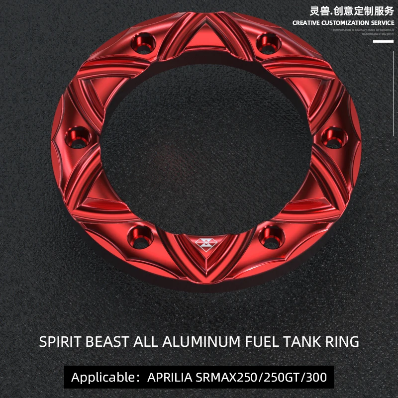 

Spirit Beast Motorcycle Parts Fuel Ring Fuel Cap Outer Ring Cap For SR MAX250 SR MAX300 SR-MAX 250 GT Fuel tank ring