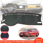Противоскользящий кожаный коврик для Volkswagen VW POLO MK6 2018  2020