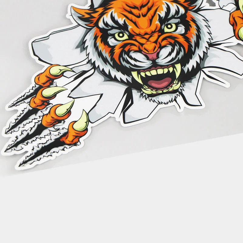 2022 яркий тигр индивидуальное украшение тела наклейка с защитой от царапин