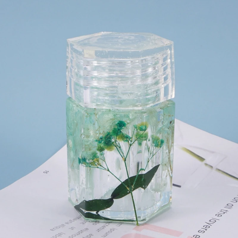 

1 Set DIY Crystal Epoxy Resin Mold Storage Box Container Casting Silicone Mould 85LB