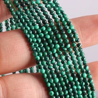 wholesale natural stone beads malachite stone stone for jewelry making beadwork diy necklace bracelet accessories 2mm 3mm
