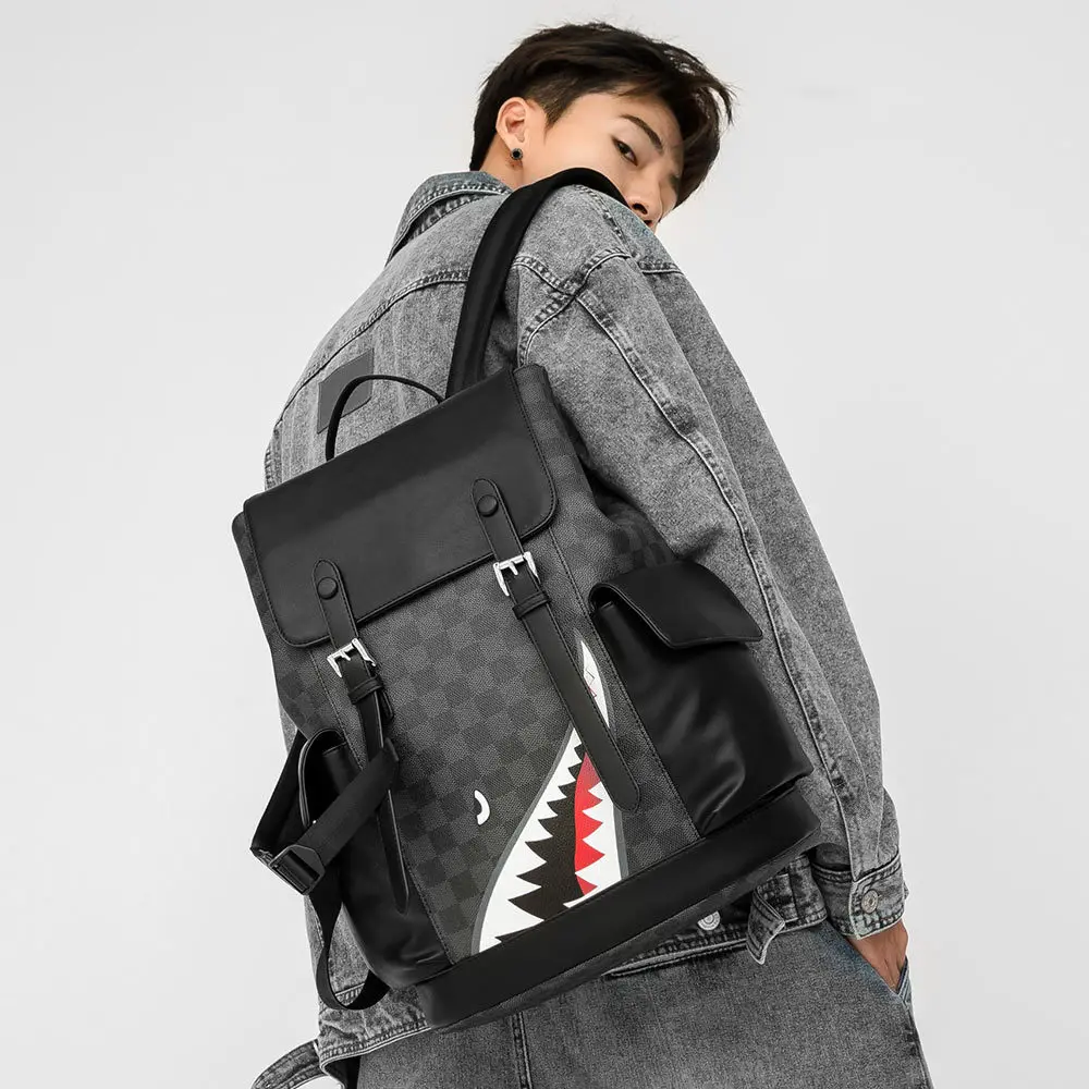 

Nieuwe 2020 Mannen Rugzak Multi-Pocket Rugzakken Hoge Capaciteit Student Packsack Outdoor Rugzak Computer Rugzak