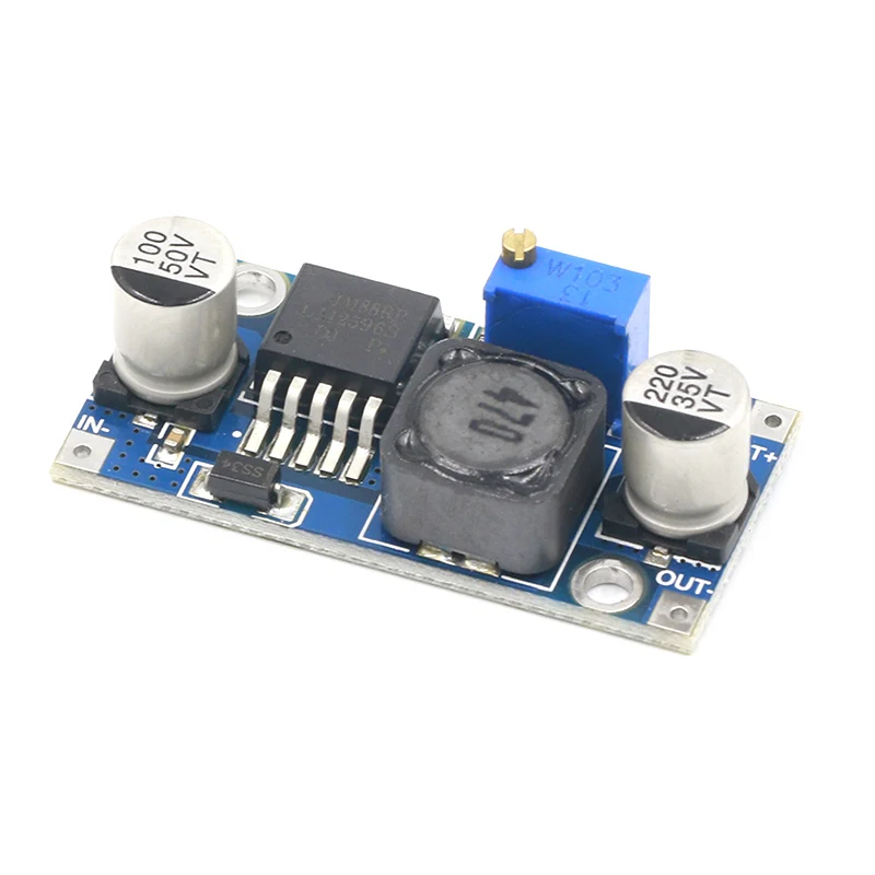 Умная электроника lm2596 LM2596S DC 3 40 в Регулируемый понижающий модуль питания