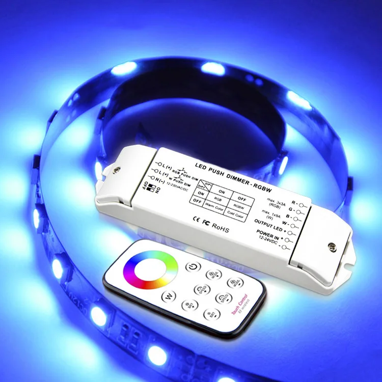 Top Led Rgb Rgbw Strip Controller Dc12V 3Ax3Ch 9Ax1Ch Output Multi Function 4096 Light Level Bc-420 | Электроника