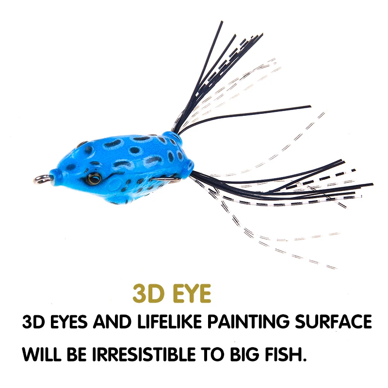 SEAPESCA 1 шт. приманка для рыбы в виде мягкой лягушки Рыбалка Реалистичная кожа