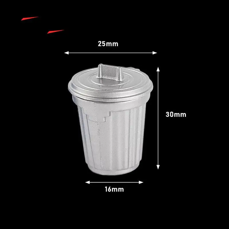 

1/12 Scale Doll House Accessories Simulation Mini Alloy Ornament Dollhouse Miniature Decor Trash Furniture Model B0N8