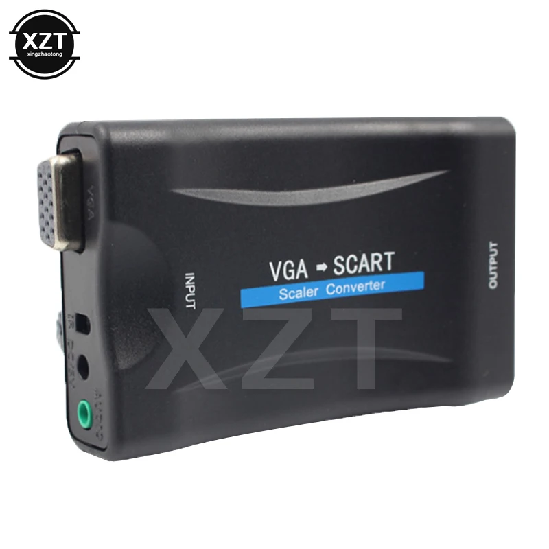 VGA to SCART Video Audio HDMI Adapter Converter Digital TV Signaling Connector With Remote Control for HDTV 1080p NEW | Электроника
