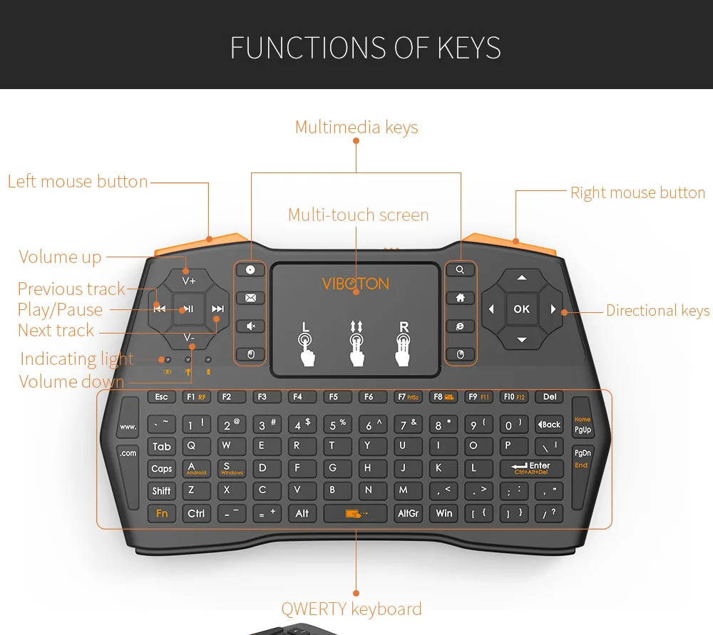 2 4G Триколор подсветка беспроводная мышь дистанционное управление