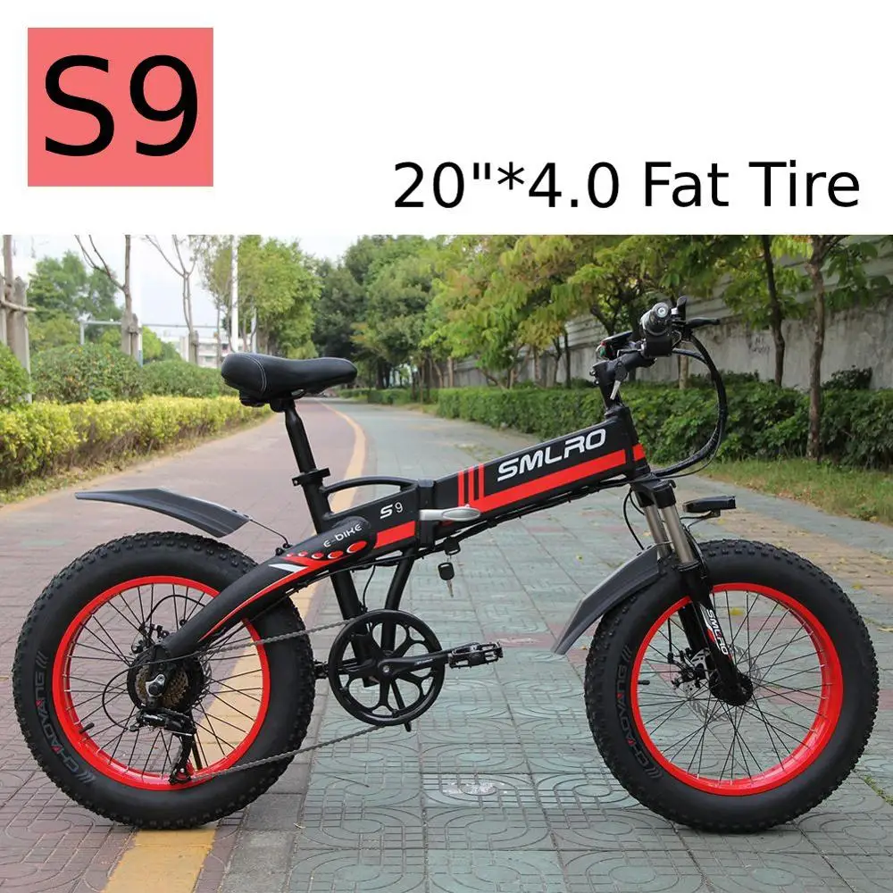 Verkauf Huakaii Beste Elektrische Fahrrad 2020 E Bike 500W 48V 10AH Fett Reifen Elektrische Fahrrad 20 Zoll Klapp Ebike Elektrische Mountainbike