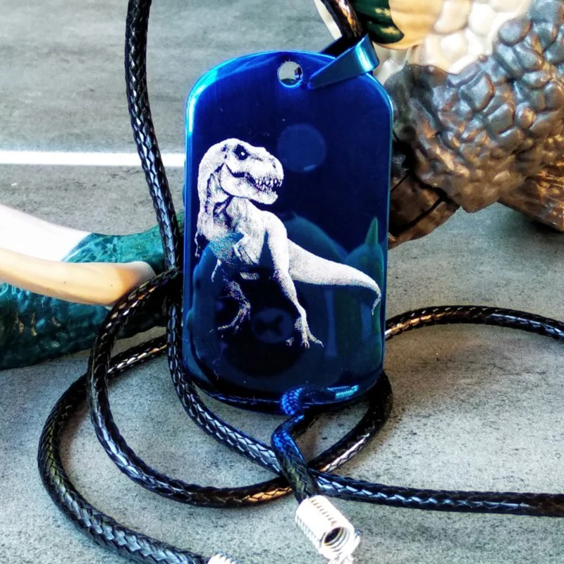 Кулон из нержавеющей стали на заказ индивидуальное ожерелье 5 цветов фото с