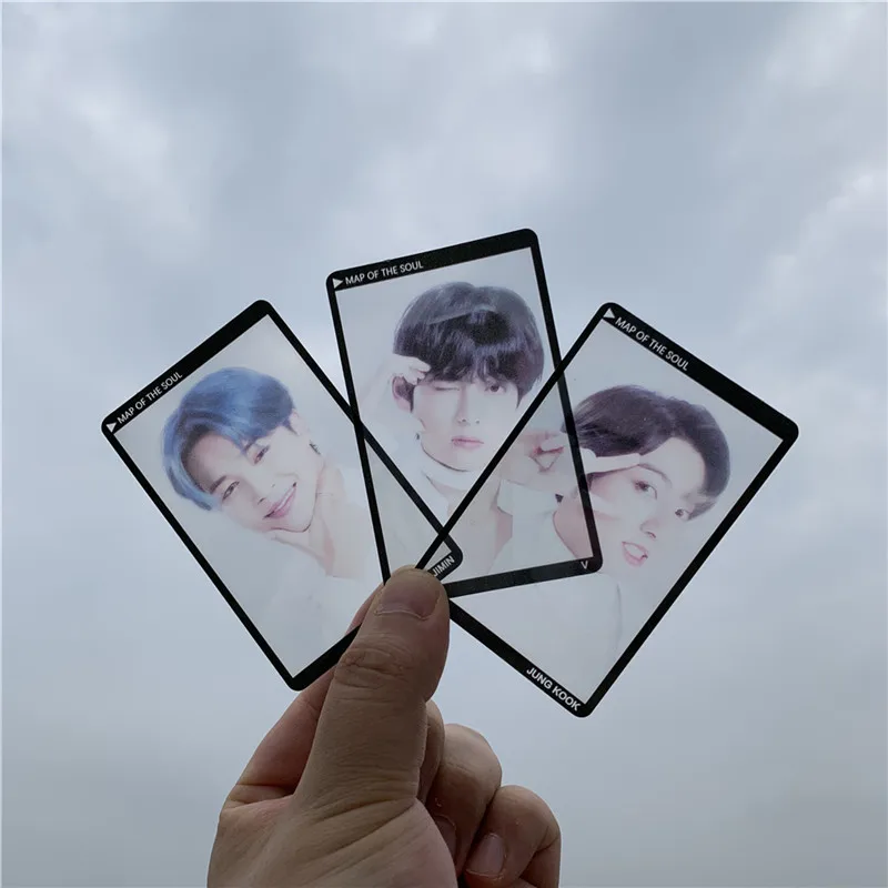 2 шт./компл. Bantan Boys альбом карта участника SOUL TOUR JK V RM SUGA JHOPE JIMIN JIN Личная прозрачная