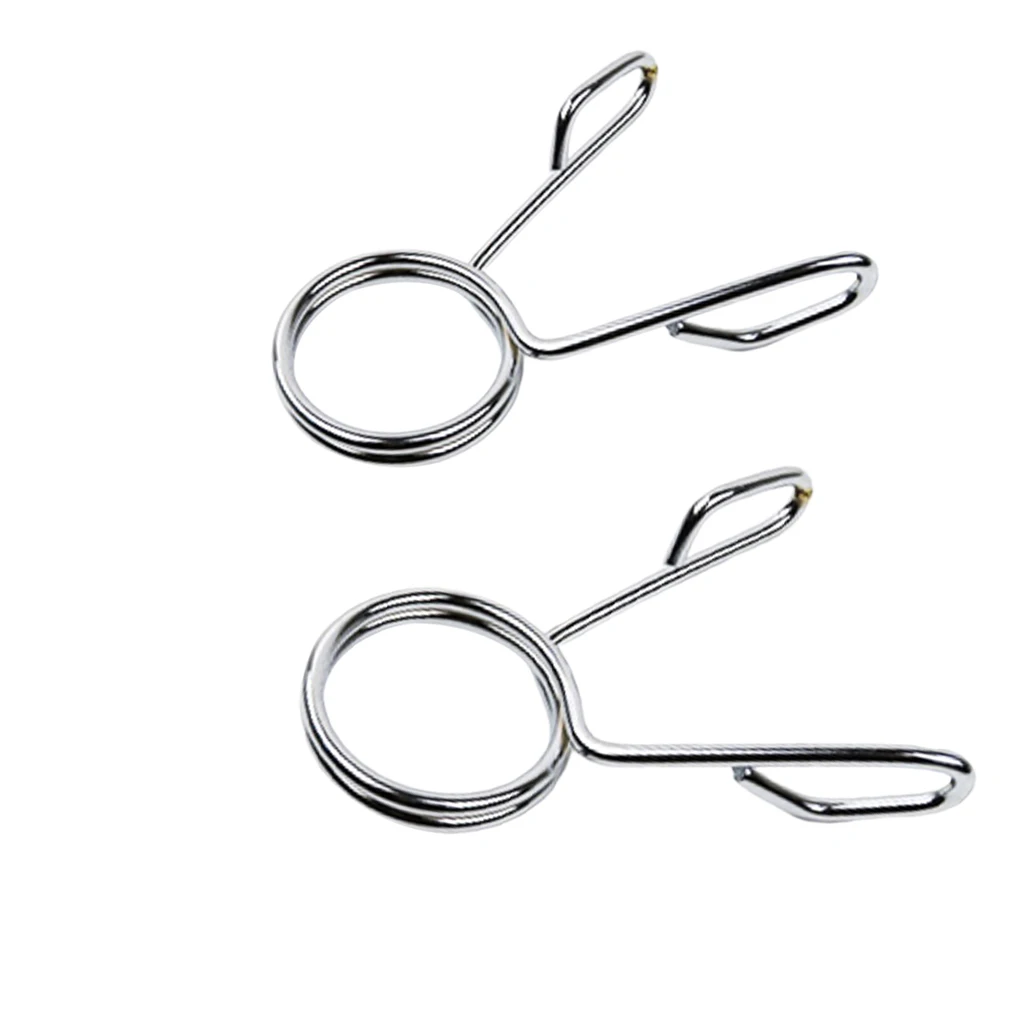 2 шт. стальной пружинный зажим для штанги воротник гантели Олимпийский веса в