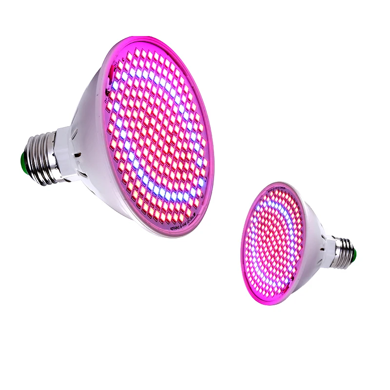 200 LEDs E27 Goodland светодиодный светильник для выращивания USB Фито лампа полный спектр Fitolampy с контролем для растений саженцы цветок Крытый Fitolamp Grow Box - Испускаемый цвет: 200 LEDs E27