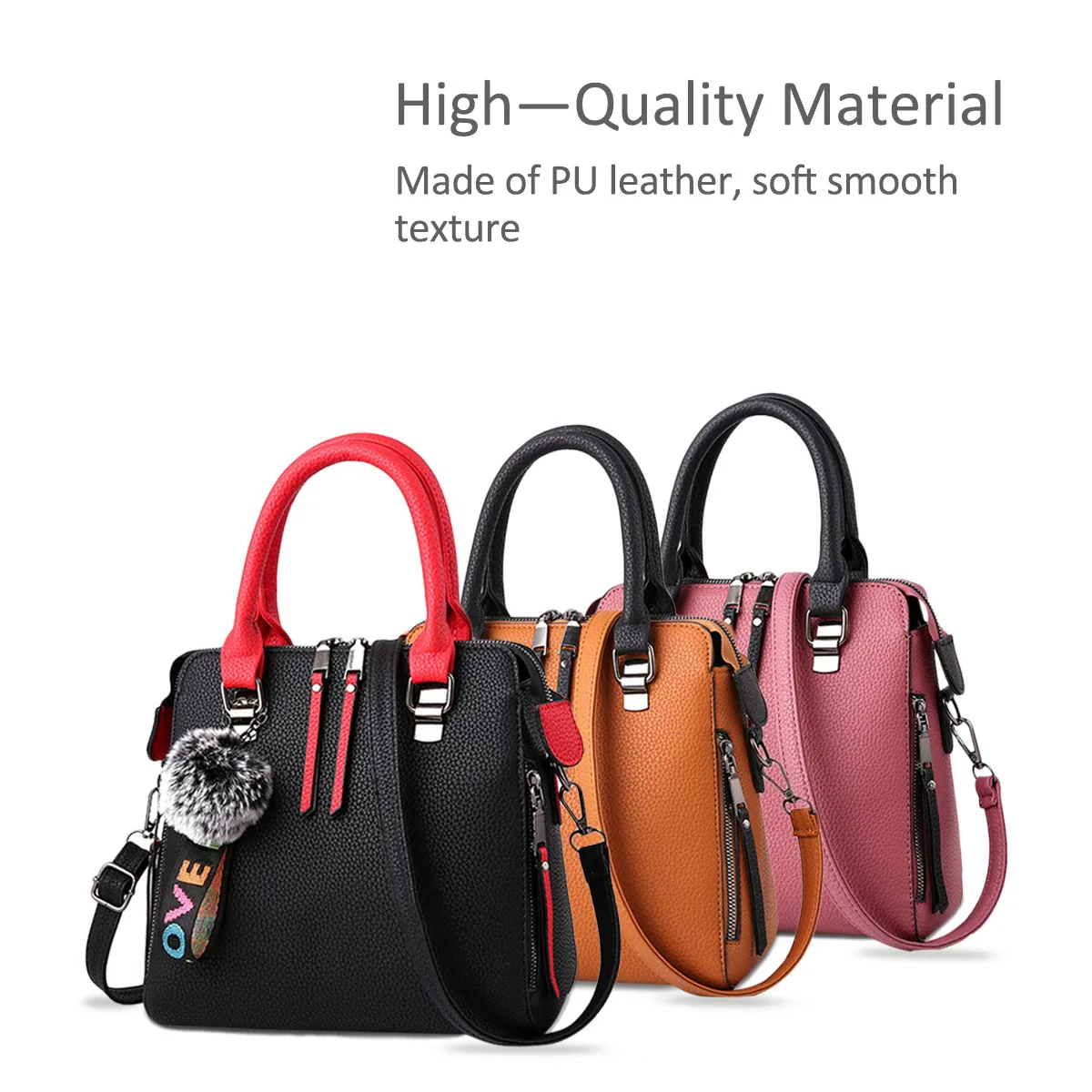 Женская сумка-тоут NICOLE &amp DORIS Классическая вместительная кожаная сумка через