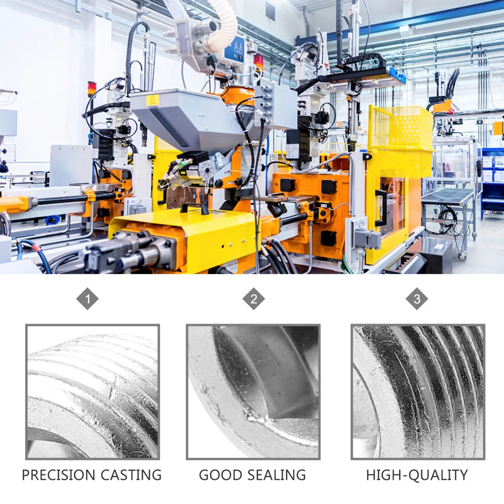 

5PCS Pipe Plug Nickle Plated Iron Pipe Fitting Replacement 3/4 inch Pipe Plug