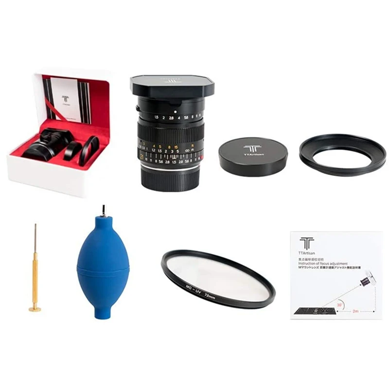 Объектив TTArtisan 21 мм F1.5 для камер Leica M Mount как M240 M3 M6 M7 M8 M9 M9p M10 объектив 1.5|Объективы