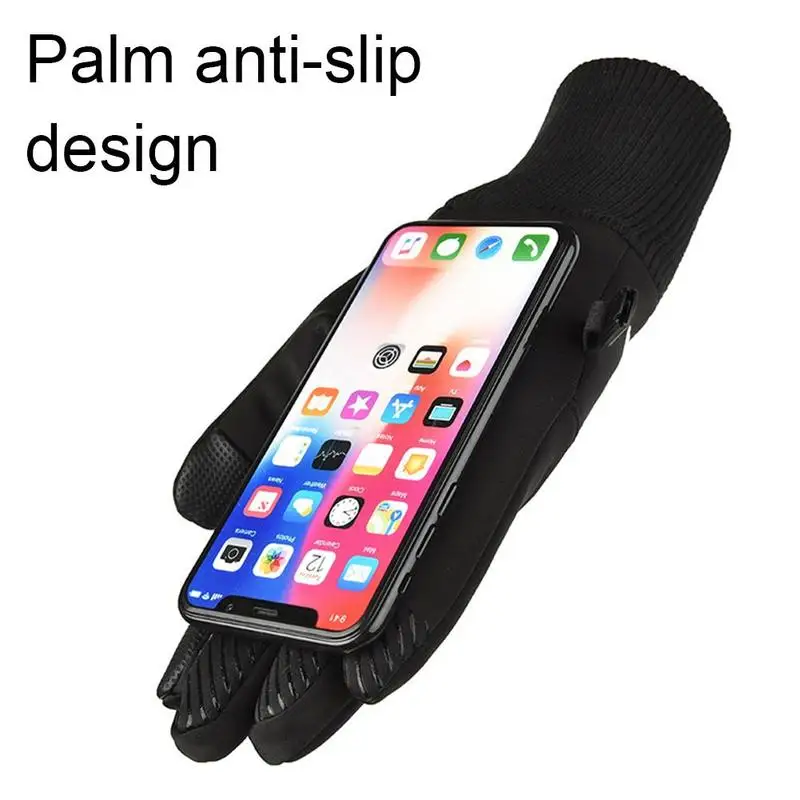 

Cycling Gloves Outdoor Screen Waterproof Windproof Warmth Ski Velvet and Gloves V6H1