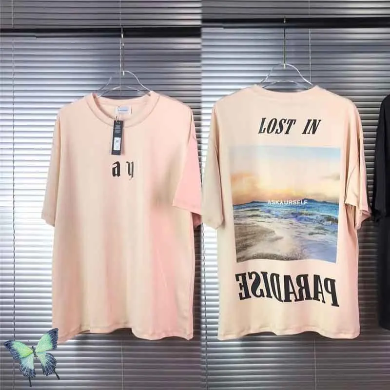 

3M Reflective Askyurself T-shirt Men Women High Quality Lost In Paradise Cotton T Shirt Askyurself