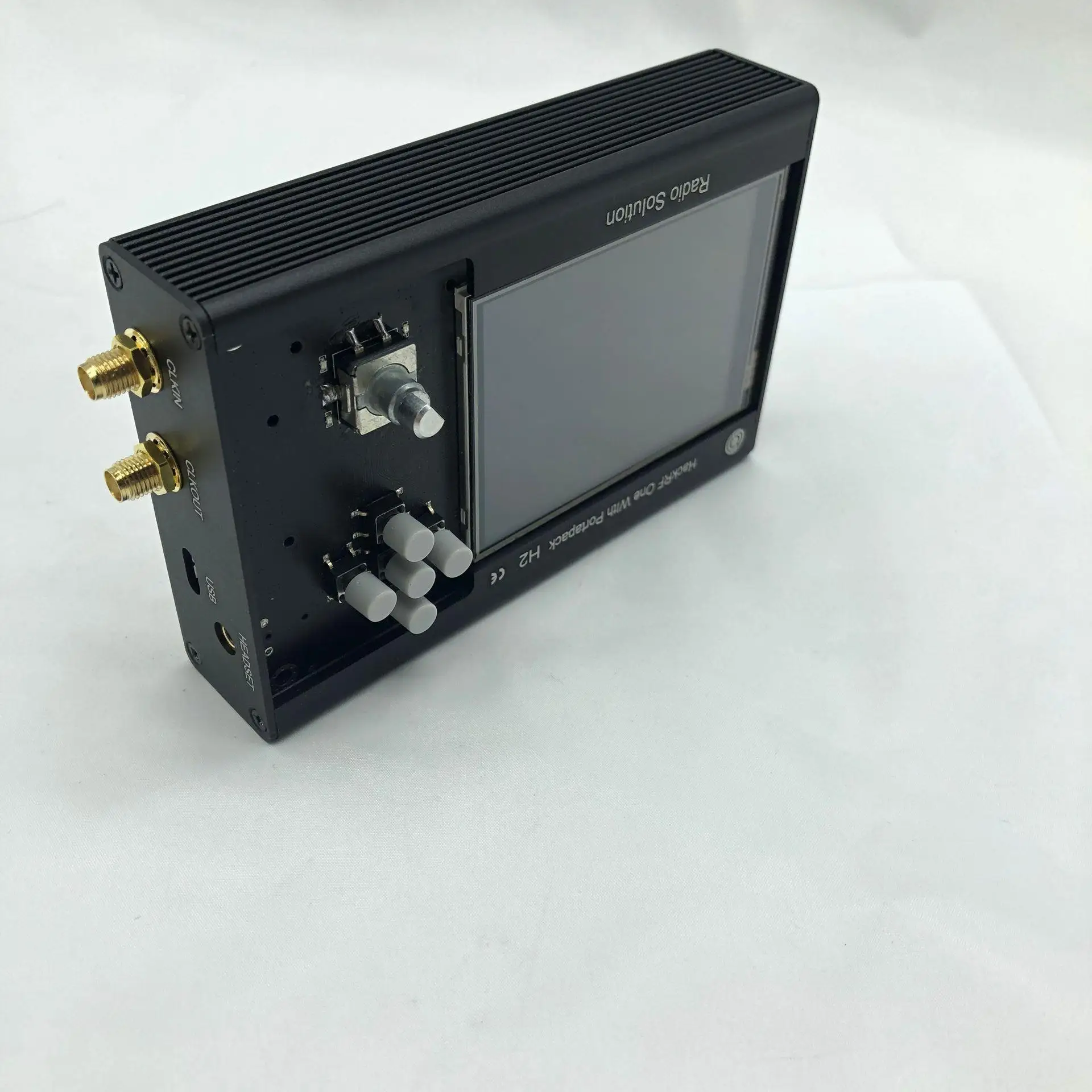 

Metal Case Black Aluminum Enclosure Cover case shell for PORTAPACK H2 + HACKRF ONE SDR Radio the price only case