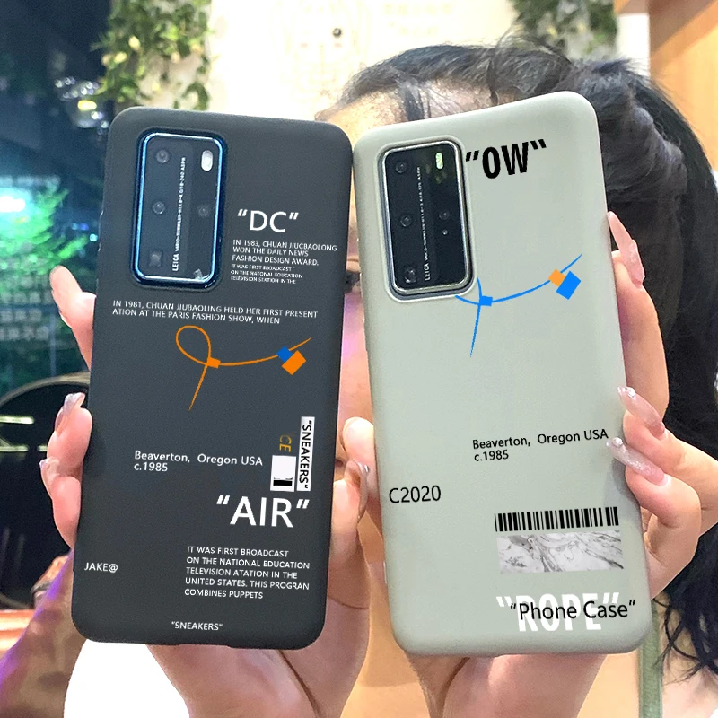 Чехол для телефона в спортивном стиле Huawei Mate 20 P20 P10 P30 Pro Lite Plus мягкий силиконовый