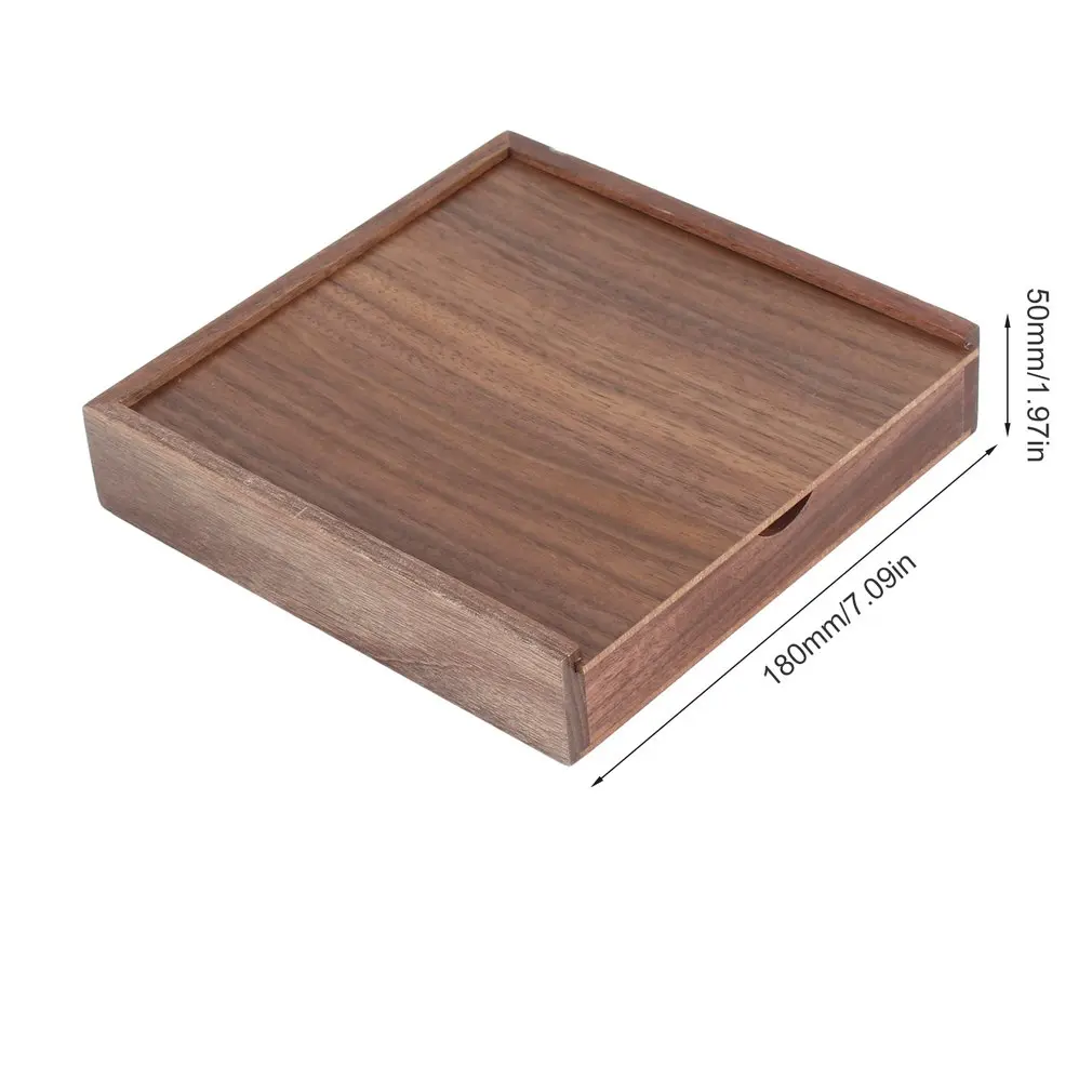 

Fashion Maple/Walnut Wood Photo Album Box Creative Album Collection Box Crafts Album Wooden Gift Box