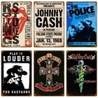 Жестяной плакат с изображением более громкой скалы, металлическая подвеска, металлическая подвеска для кухни, аксессуары для винтажного декора