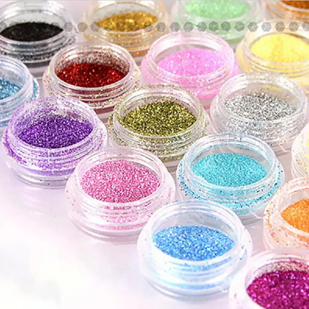 

30 Colors Nail Art Decor Glitter Powder for DIY Acrylic UV Gel Tips