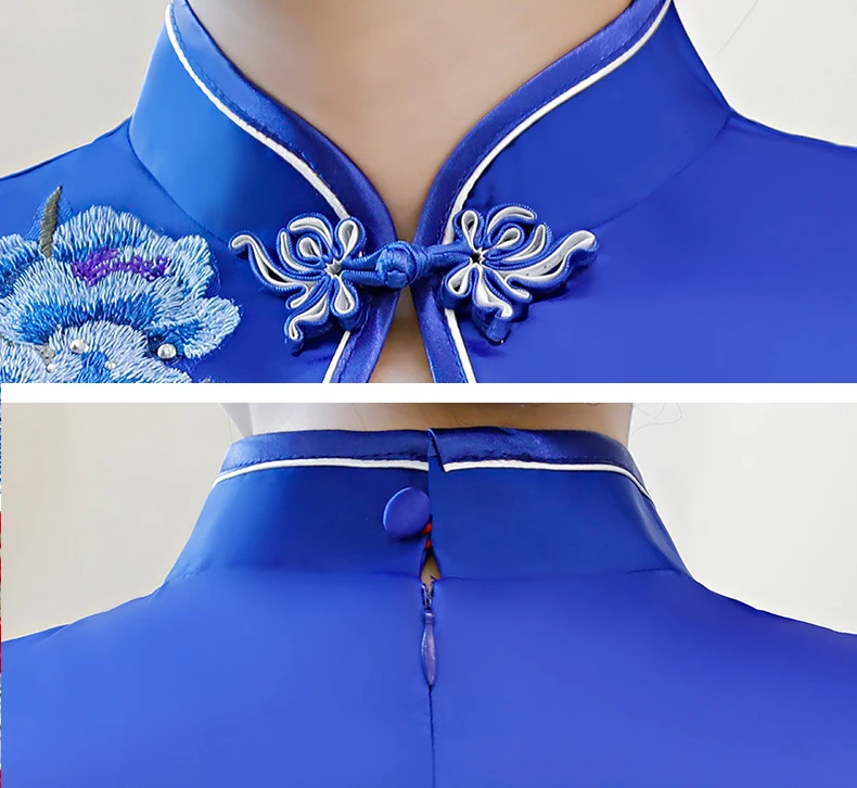 Sexy Red Female Long Cheongsam Spring Summer Vintage Chinese style Dress Womens Qipao Slim Party Dresses Button Vestido S-4XL |