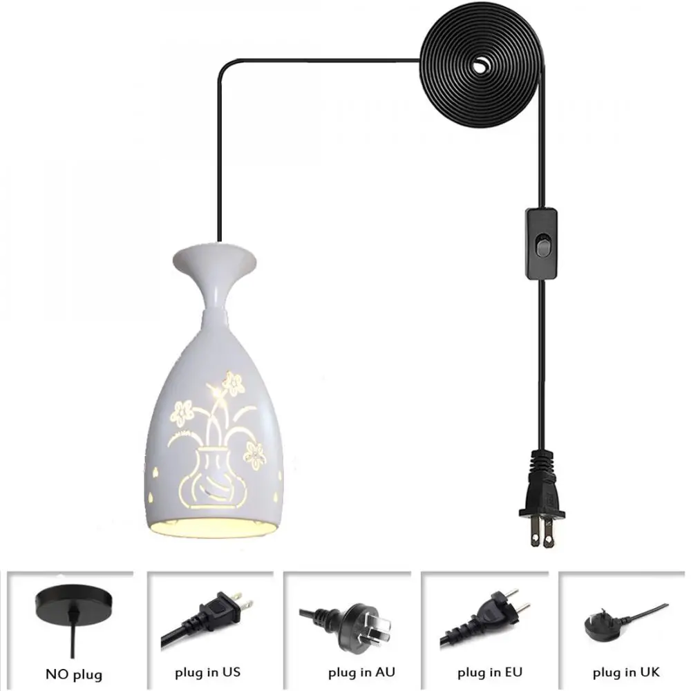 

Промышленный подвесной светильник в стиле ретро, белый металлический потолочный светильник с резным железом и абажуром, s-образсветильник, для бара, кафе, декора
