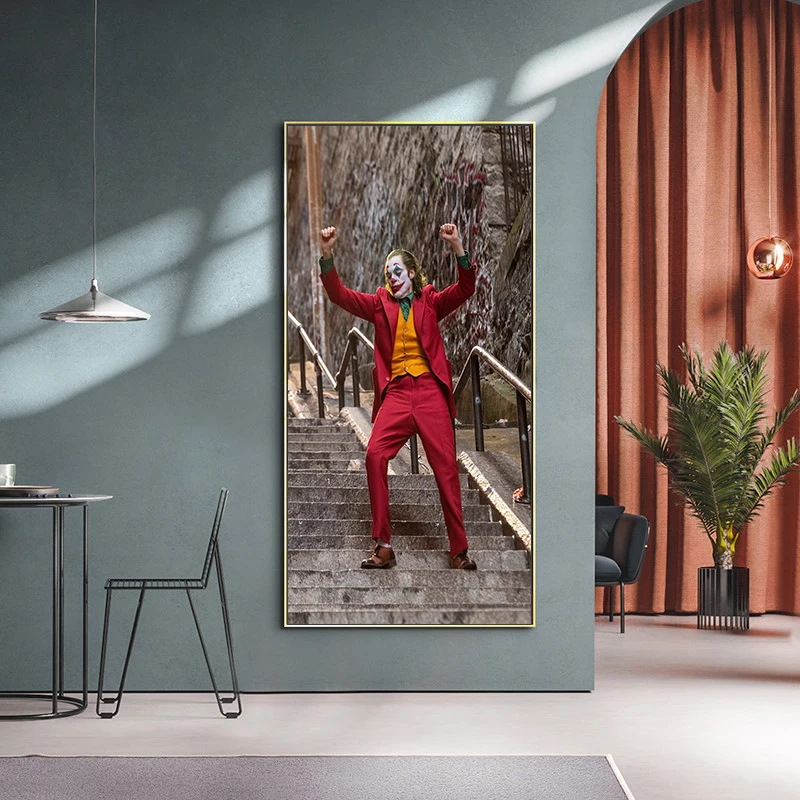 Плакат из фильма Джокер настенная Картина на холсте настенное искусство для