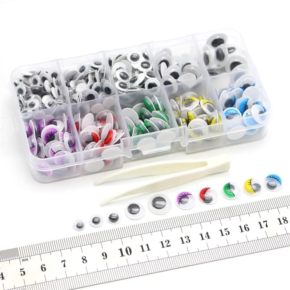 Самоклеящиеся гигантские глазки Wiggly для самостоятельного творчества игрушки