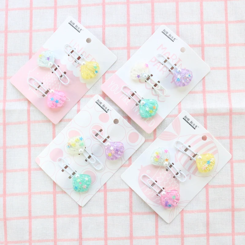 Domikee милые Креативные kawaii в виде ракушки офисные школьные скрепки набор закладок