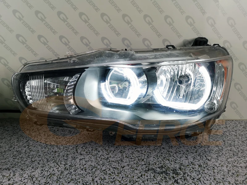 Набор Светодиодных Колец с ангельскими глазками для Mitsubishi Lancer 8 10 X EVO Galant Fortis Proton