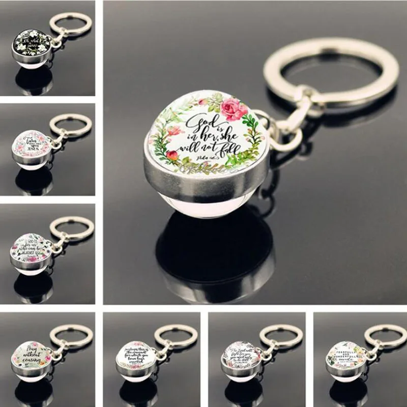 WG 1 шт Библейский Писание увещевание брелок время драгоценный камень