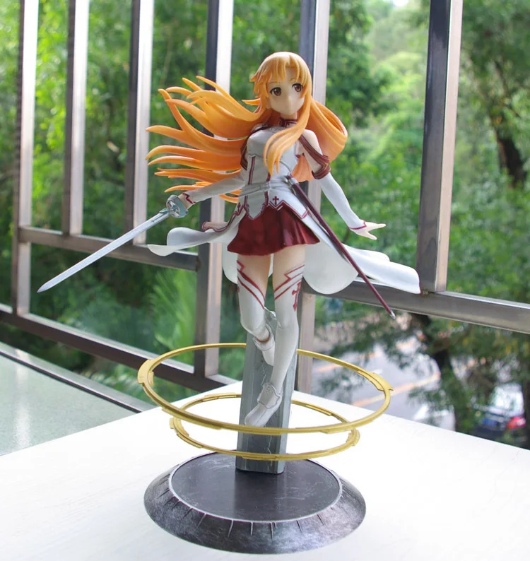 

Японское аниме KOTOBUKIYA ASUNA Aincrad, 21 см, 1/8, окрашенная фигурка из ПВХ, игрушка, меч, искусство онлайн, Коллекционная модель, кукла в подарок