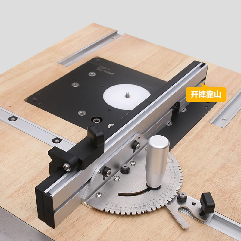 

450mm Miter Gauge With Track Stop Table Saw Router Miter Gauge Sawing Assembly Ruler For Woodworking DIY Tools