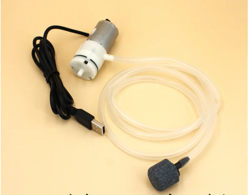 DC 6V аквариумный кислородный воздушный насос бесшумный портативный мини USB один