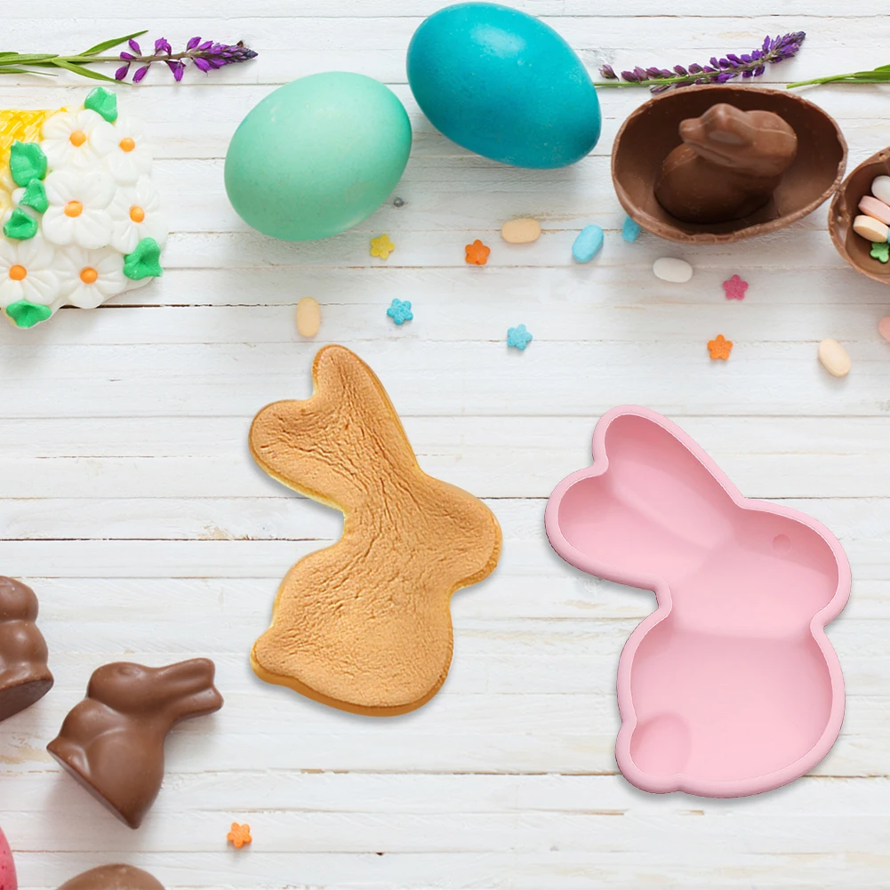 3D пасхальные Стиль мультфильм силиконовая формочка в виде животного &quotсделай