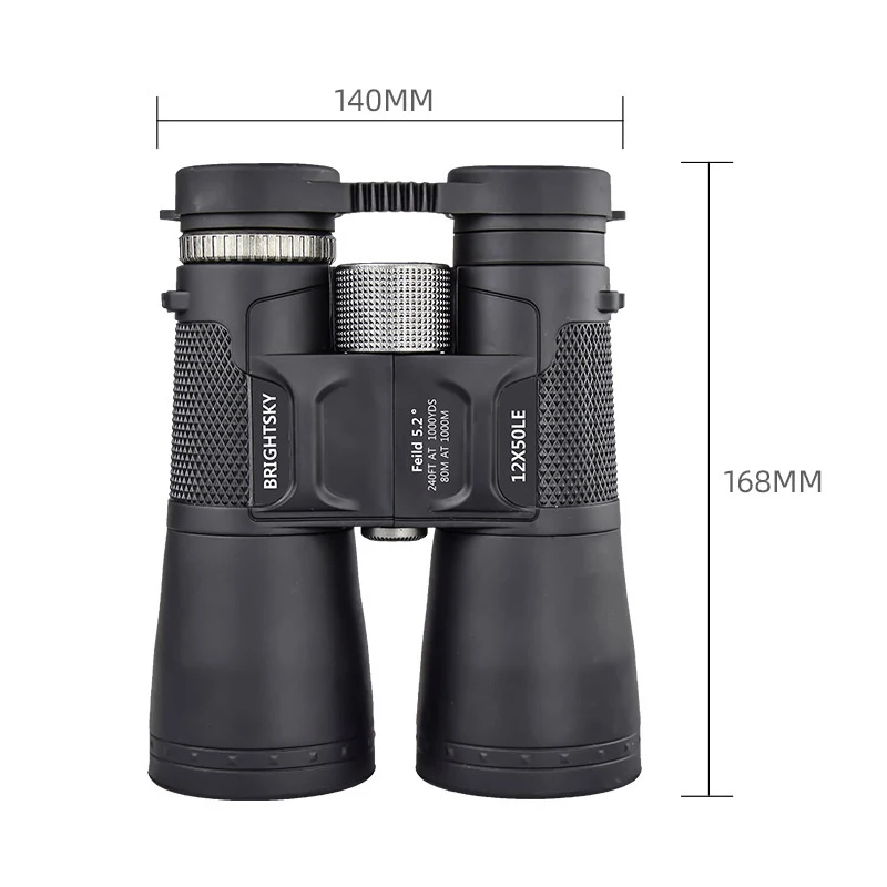 12x50 бинокль большой объектив мощный призма многослойный с зеленым покрытием