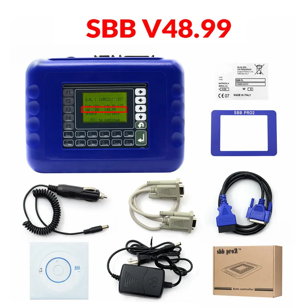 SBB PRO2 V48.88 V48.99 ключевой программатор цена мульти Langauge sbb ключевой программатор V46.02 без ограничения маркера - Цвет: SBB V48.99