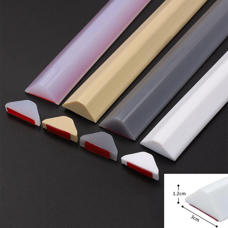 Пробка для воды в ванную комнату сгибаемый силиконовый порог душа разделение