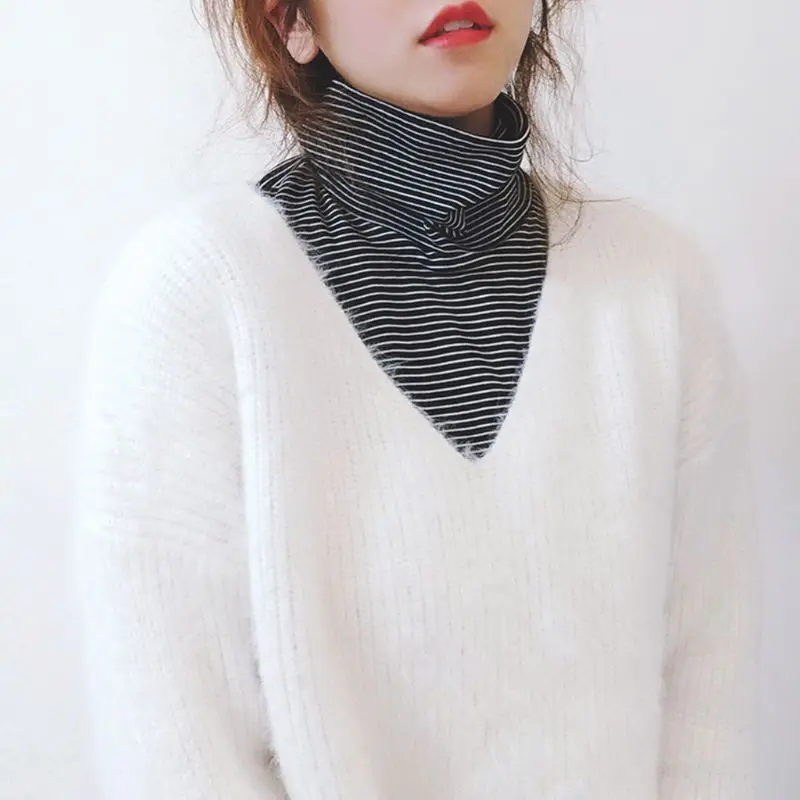 Женская блузка с искусственным воротником Повседневная Стильная кофта высоким