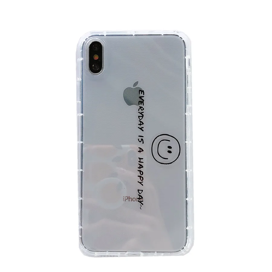 Роскошный прозрачный милый корейский чехол для iPhone X XS XR Xsmax 7 Puls 6 6S 8 Чехлы Ретро