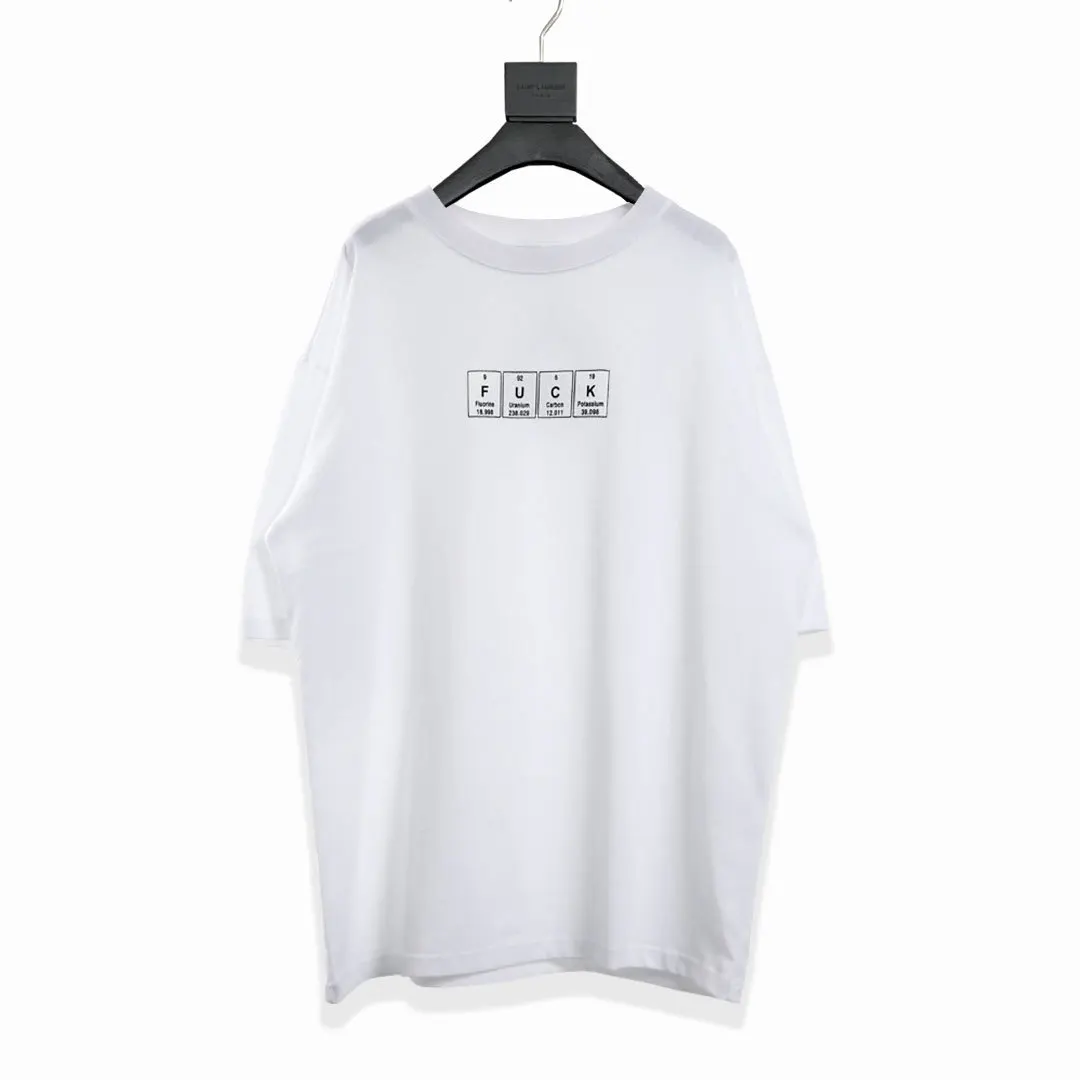 

High street new VTM vehicles short sleeve OS loose casual hip hop lovers short sleeve t-shirt men and women fashion