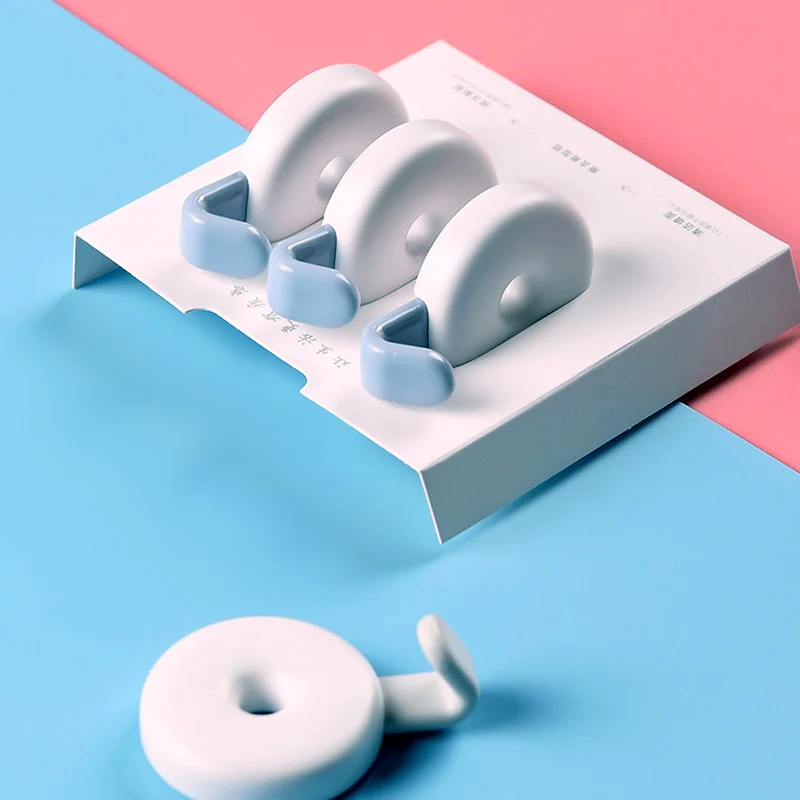 Минималистичный крючок для одежды 3 шт./лот прочный вискозный пальто милый