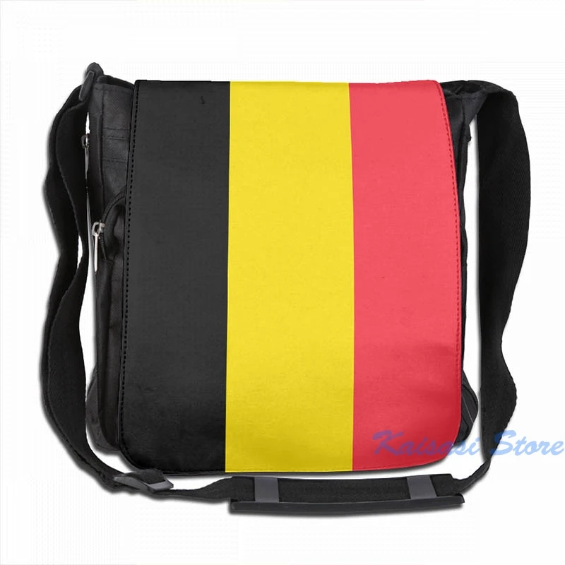 Забавный графический принт флаг Бельгии рюкзак с USB-зарядкой мужские школьные