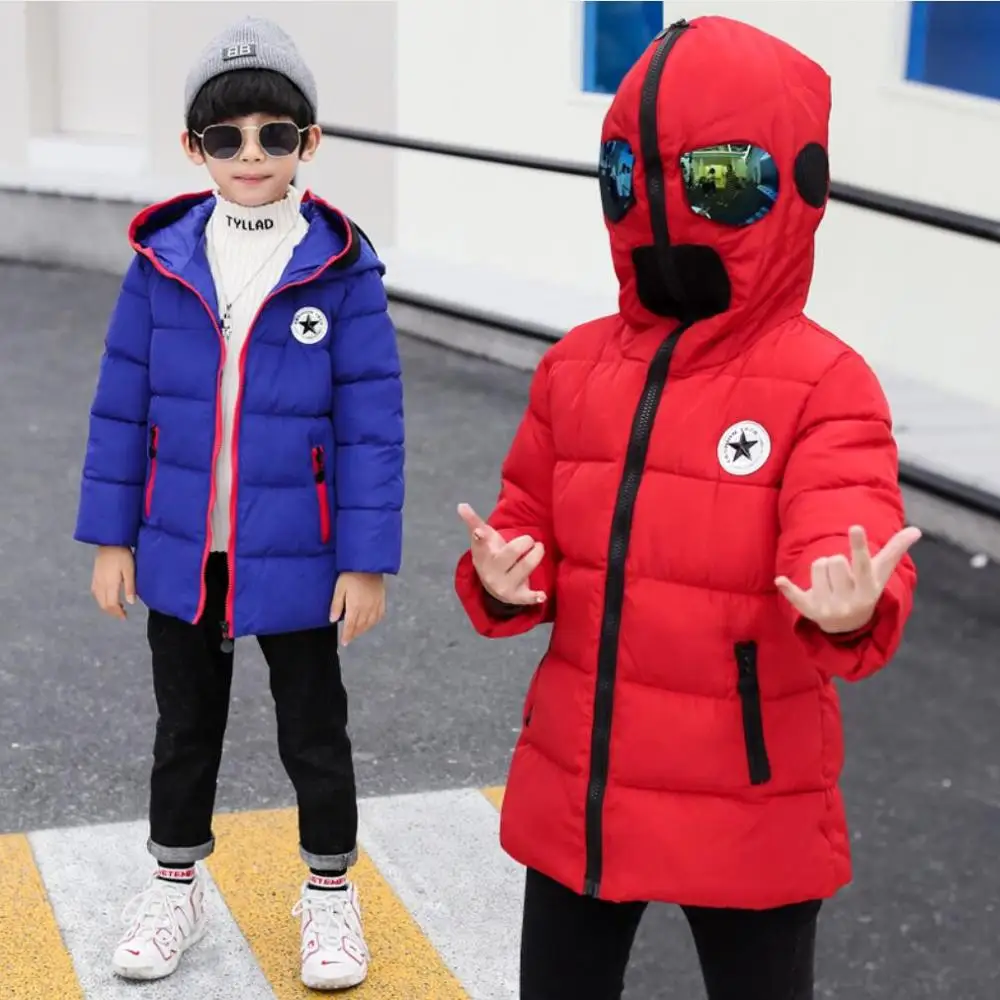 

Brand Boy's winter Jackets Kids Eyewear down coat Children's warm Outerwear & Coats Boys warm baby Girls cotton-padded Jackets