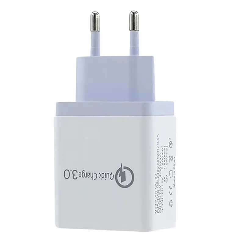 Быстрая зарядка QC 3 0 зарядное устройство с 4 USB портами быстрая адаптер вилкой для